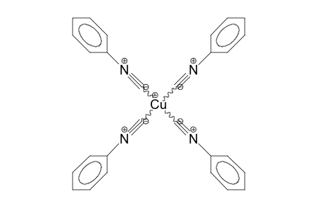 Tetrakis(phenylisocyanato) copper(I) cation