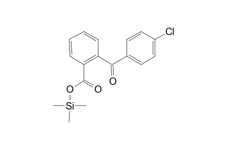 2-(4-Chlorobenzoyl)benzoic acid, tms