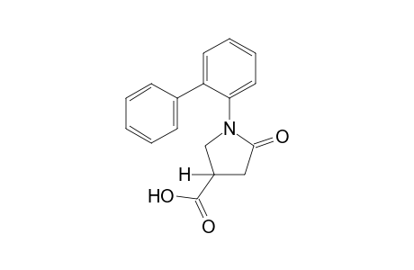 1-(o-biphenyl)-5-oxo-3-pyrrolidinecarboxylic acid