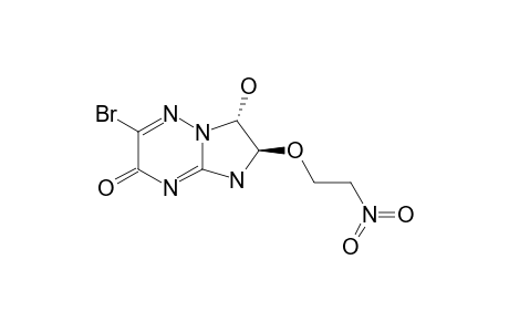2-BROMO-7-HYDROXY-6-(2-NITROETHOXY)-6,7-DIHYDRO-5H-IMIDAZO-[1,2-B]-[1,2,4]-TRIAZIN-3-ONE