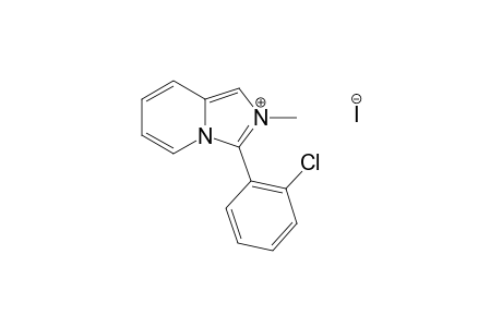 3-(o-chlorophenyl)-2-methylimidazo[1,5-a]pyridinium iodide