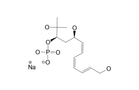 (2E,4Z,6Z,8R,10R)-11-METHYL-2,4,6-DODECATRIENE-1,8,10,11-TETRAOL-10-PHOSPHATE-SODIUM-SALT