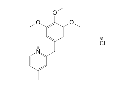 2-(3,4,5-trimrthoxybenzyl)-4-picoline, hydrochloride