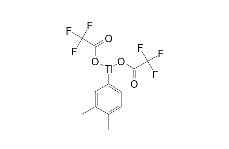 3,4-DIMETHYLPHENYLTHALLIUM(III)-BIS-(TRIFLUORACETAT)