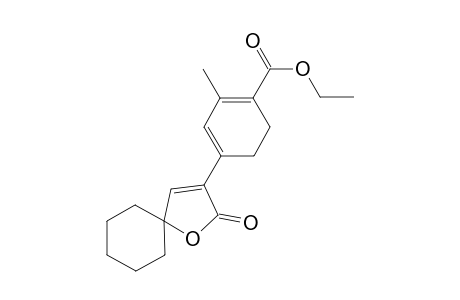 3-( 3',4'-Ethoxycarbonyl-3'-methyl-1',3'-cyclohexadienyl)-1-oxaspiro[4.5]dec-3-en-2-one