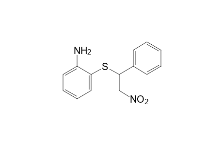 o-{[alpha-(NITROMETHYL)BENZYL]THIO}ANILINE