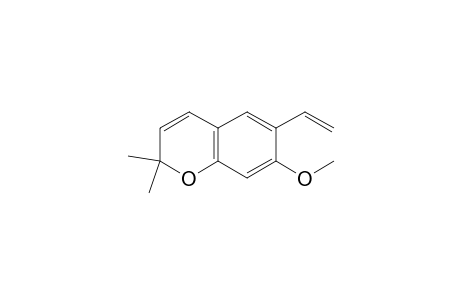 6-Ethenyl-7-methoxy-2,2-dimethyl-1-benzopyran