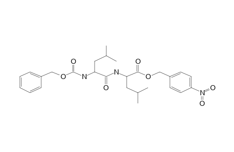 Leucine, N-(N-carboxy-l-leucyl)-, N-benzyl p-nitrobenzyl ester, d-