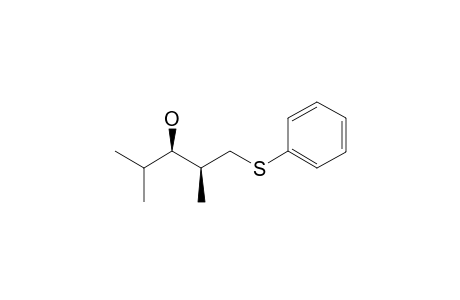 (2S*,3R*)-2,4-Dimethyl-1-phenylthio-3-pentanol