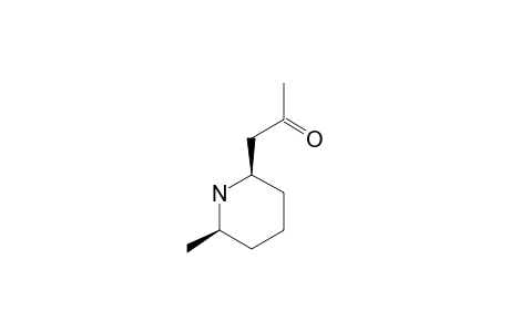 (-)-PINIDINONE;1-((2-R,6-R)-6-METHYLPIPERIDIN-2-YL)-PROPAN-2-ONE