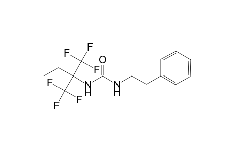 N-[1,1-bis(trifluoromethyl)propyl]-N'-(2-phenylethyl)urea