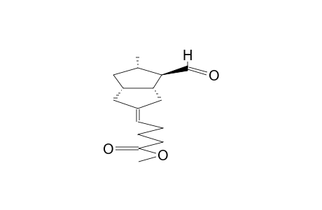 7-(4-METHOXYCARBONYL-1-BUTYLIDENE)-3ALPHA-METHYL-2BETA-FORMYLBICYCLO[3.3.0]OCTANE (E/Z MIXTURE)