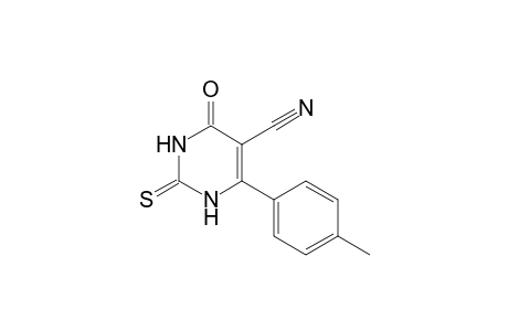 4-Keto-6-(p-tolyl)-2-thioxo-1H-pyrimidine-5-carbonitrile