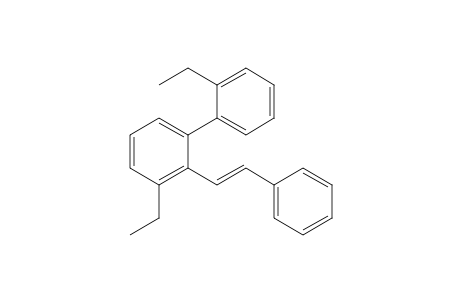 1-Ethyl-3-(2-ethylphenyl)-2-[(E)-2-phenylethenyl]benzene