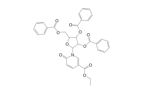 1-(3,4-bis-benzoyloxy-5-benzoyloxymethyl-tetrahydro-furan-2-yl)-6-oxo-1,6-dihydro-pyridine-3-carboxylic acid ethyl ester