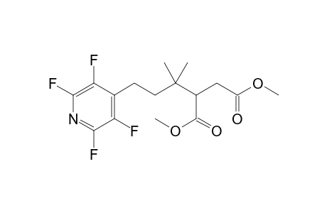 Dimethyl 2-(2-methyl-4-(perfluoropyridin-4-yl)butan-2-yl)succinate
