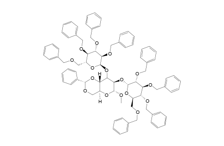 METHYL-2,3-BIS-O-(2,3,4,6-TETRA-O-BENZYL-ALPHA-D-GLUCOPYRANOSYL)-4,6-O-BENZYLIDENE-ALPHA-D-ALTROPYRANOSE