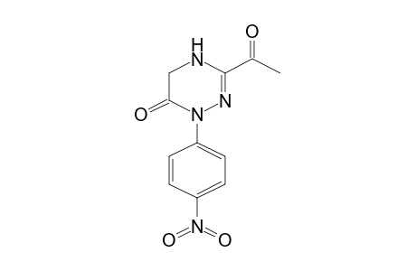 3-Acetyl-1-(4-nitrophenyl)-4,5-dihydro-1H-[1,2,4]triazin-6-one