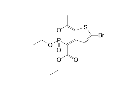 Ethyl 2-bromo-5-ethoxy-7-methyl-5H-thieno[3,2-d][1,2]oxaphosphinine-4-carboxylate 5-oxide,