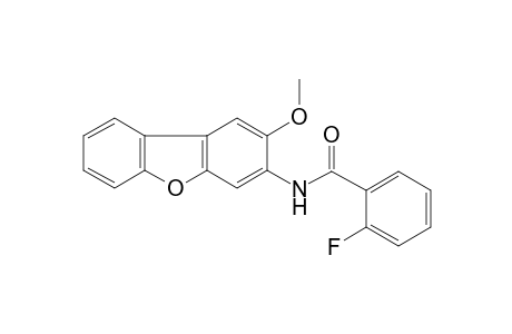 2-Fluoro-N-(2-methoxydibenzo[b,d]furan-3-yl)benzamide