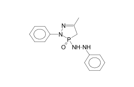 2-PHENYL-3-(2-PHENYLHYDRAZINO)-3-OXO-5-METHYL-1,2,3-DIAZAPHOSPHOL-5-ENE