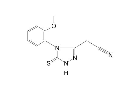 4-(o-methoxyphenyl)-5-thioxo-delta^2-1,2,4-triazoline-3-acetonitrile