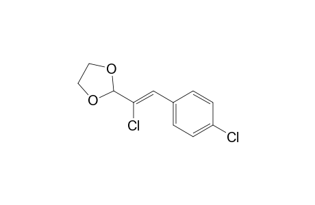 1,3-Dioxolane, 2-[1-chloro-2-(4-chlorophenyl)ethenyl]-