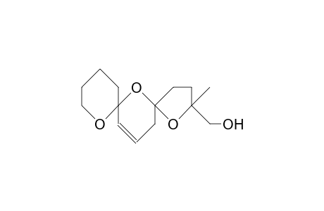 trans-2-Hydroxymethyl-2-methyl-1,6,8-trioxa-dispiro(4.1.5.3)pentadec-13-ene