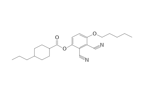 2,3-Dicyano-4-(pentyloxy)phenyl 4-propylcyclohexanecarboxylate