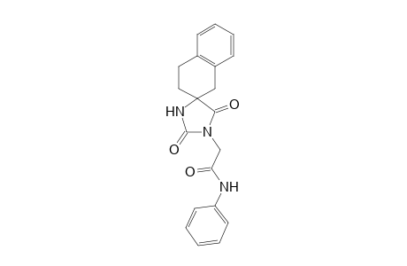 3',4'-Dihydro-2,5-dioxospiro[imidazolidine-4,2'(1'H)-naphthalene]-1-acetanilide