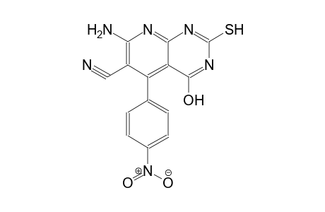 7-amino-4-hydroxy-5-(4-nitrophenyl)-2-sulfanylpyrido[2,3-d]pyrimidine-6-carbonitrile