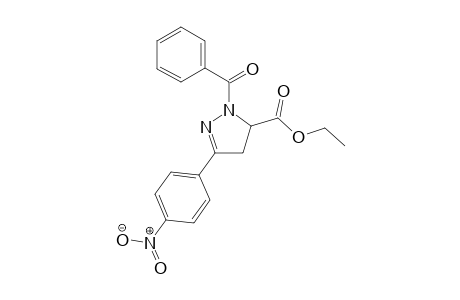 Ethyl 1-benzoyl-3-(4-nitrophenyl)-4,5-dihydro-1H-pyrazole-5-carboxylate