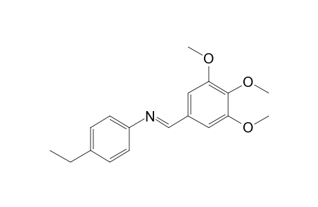 4-Ethyl-N-(3,4,5-trimethoxybenzylidene)aniline