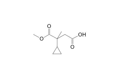 2-METHYL-2-CYCLOPROPYLBUTANDIOIC ACID, METHYL ESTER