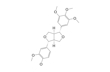 (1R,2S,5R,6S)-2-(3,4,5-TRIMETHOXYPHENYL)-6-(4-HYDROXY-3-METHOXYPHENYL)-3,7-DIOXABICYClO-[3.3.0]-OCTANE