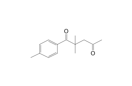 2,2-Dimethyl-1-(4-methylphenyl)-1,4-pentanedione