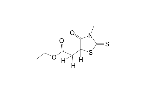 3-methyl-4-oxo-2-thioxo-5-thiazolidineacetic acid, ethyl ester