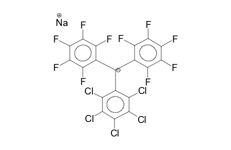 BIS(PENTAFLUOROPHENYL)-PENTACHLOROPHENYLMETHANE, SODIUM SALT