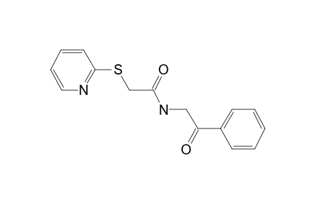 N-(2-Oxo-2-phenyl-ethyl)-2-(pyridin-2-ylsulfanyl)-acetamide