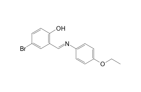 4-bromo-2-[N-(p-ethoxyphenyl)formimidoyl]phenol
