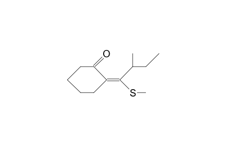 2-(2-Methyl-1-methylthio-butylidene)-cyclohexanone