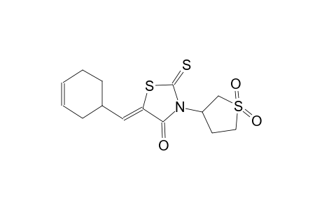 (5Z)-5-(3-cyclohexen-1-ylmethylene)-3-(1,1-dioxidotetrahydro-3-thienyl)-2-thioxo-1,3-thiazolidin-4-one