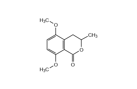 (+/-)-3,4-dihydro-5,8-dimethoxy-3-methylisocoumarin