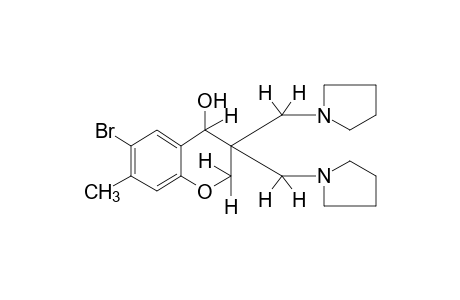 3,3-BIS[(1-PYRROLIDINYL)METHYL]-6-BROMO-7-METHYL-4-CHROMANOL