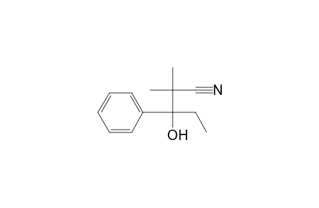 3-Hydroxy-2,2-dimethyl-3-phenylpentanenitrile