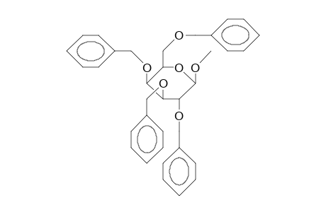 Methyl 2,3,4,6-tetra-O-benzyl.beta.-D-galactopyranoside