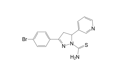 3-(4"-Bromophenyl)-5-(3'-pyridyl)-1-(thiocarbamoyl)-2-pyrazoline