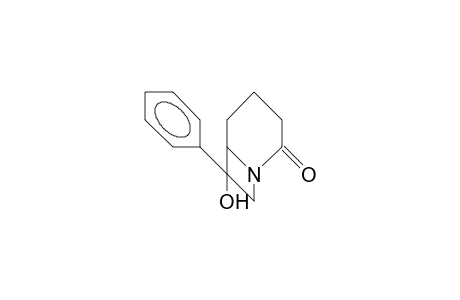 cis-7-Hydroxy-7-phenyl-1-aza-bicyclo(4.2.0)octan-2-one