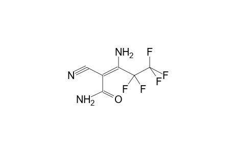 3-AMINO-2-CYANO-4,4,5,5,5-PENTAFLUORO-2-PENTENAMIDE