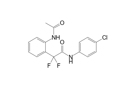 2-(2-ACETAMIDOPHENYL)-N-(4-CHLOROPHENYL)-2,2-DIFLUOROACETAMIDE